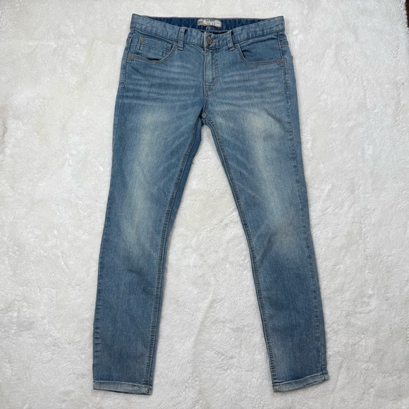 Y2K Free People Low Rise Mid Wash Jeans - Picture 1 of 6